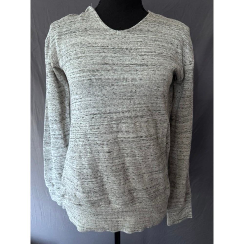 SO Lounge Life Hoodie Womens Small Gray Space Dye Pullover Sweatshirt RN73277